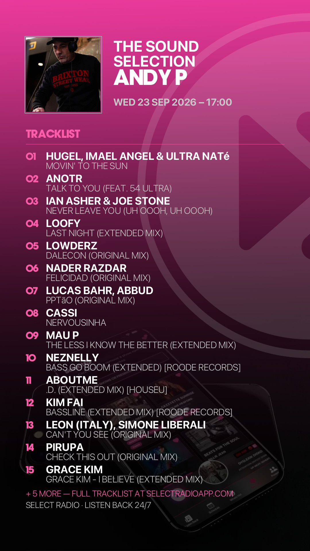 Tracklist Story Preview