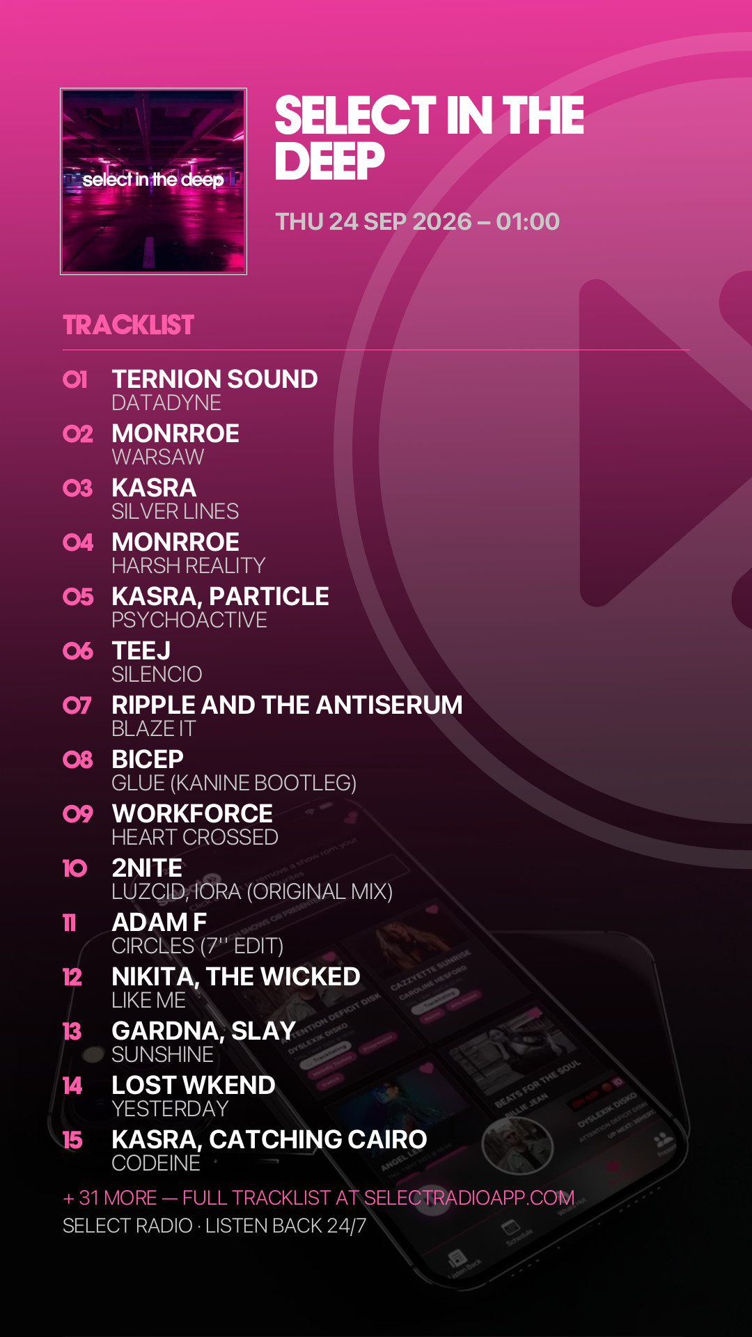 Tracklist Story Preview