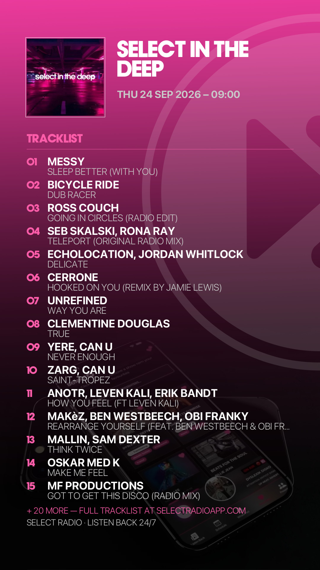 Tracklist Story Preview