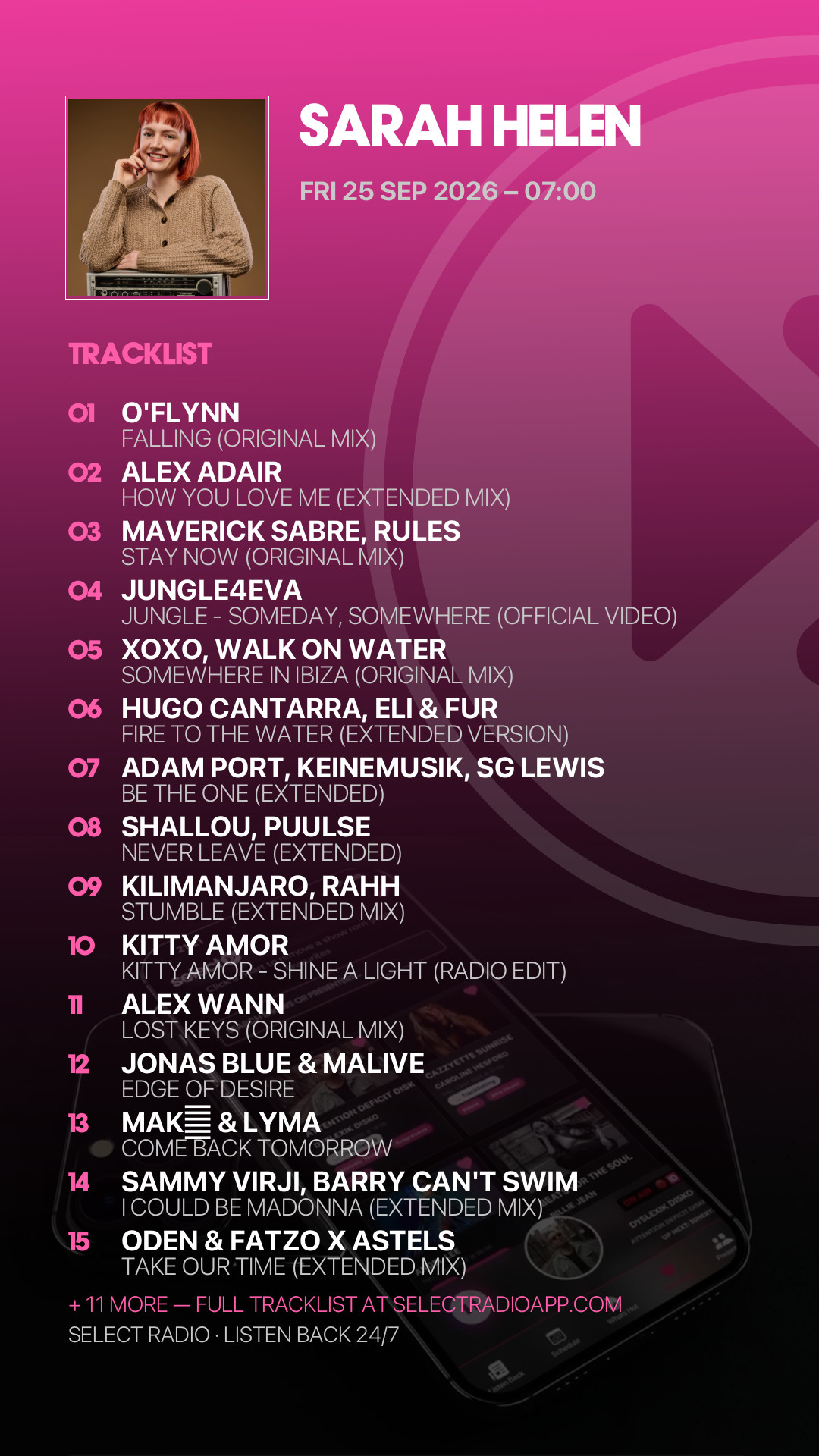 Tracklist Story Preview