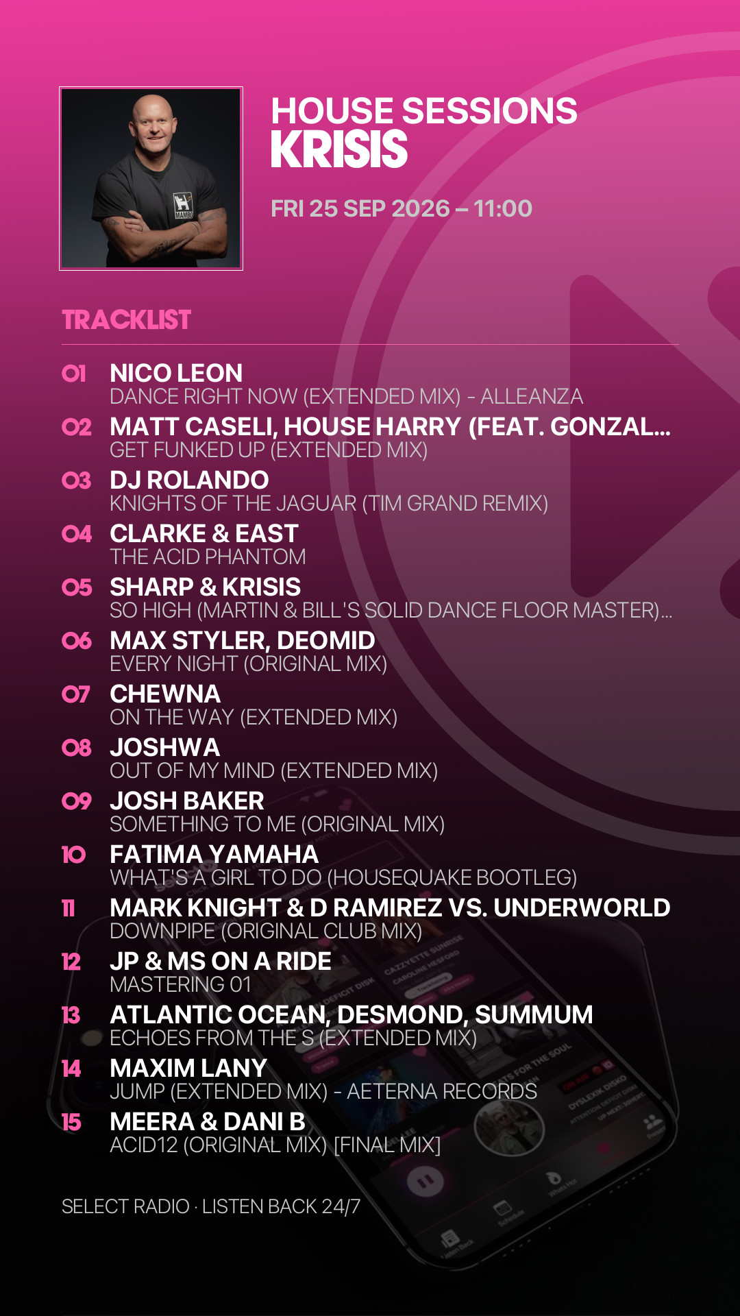 Tracklist Story Preview