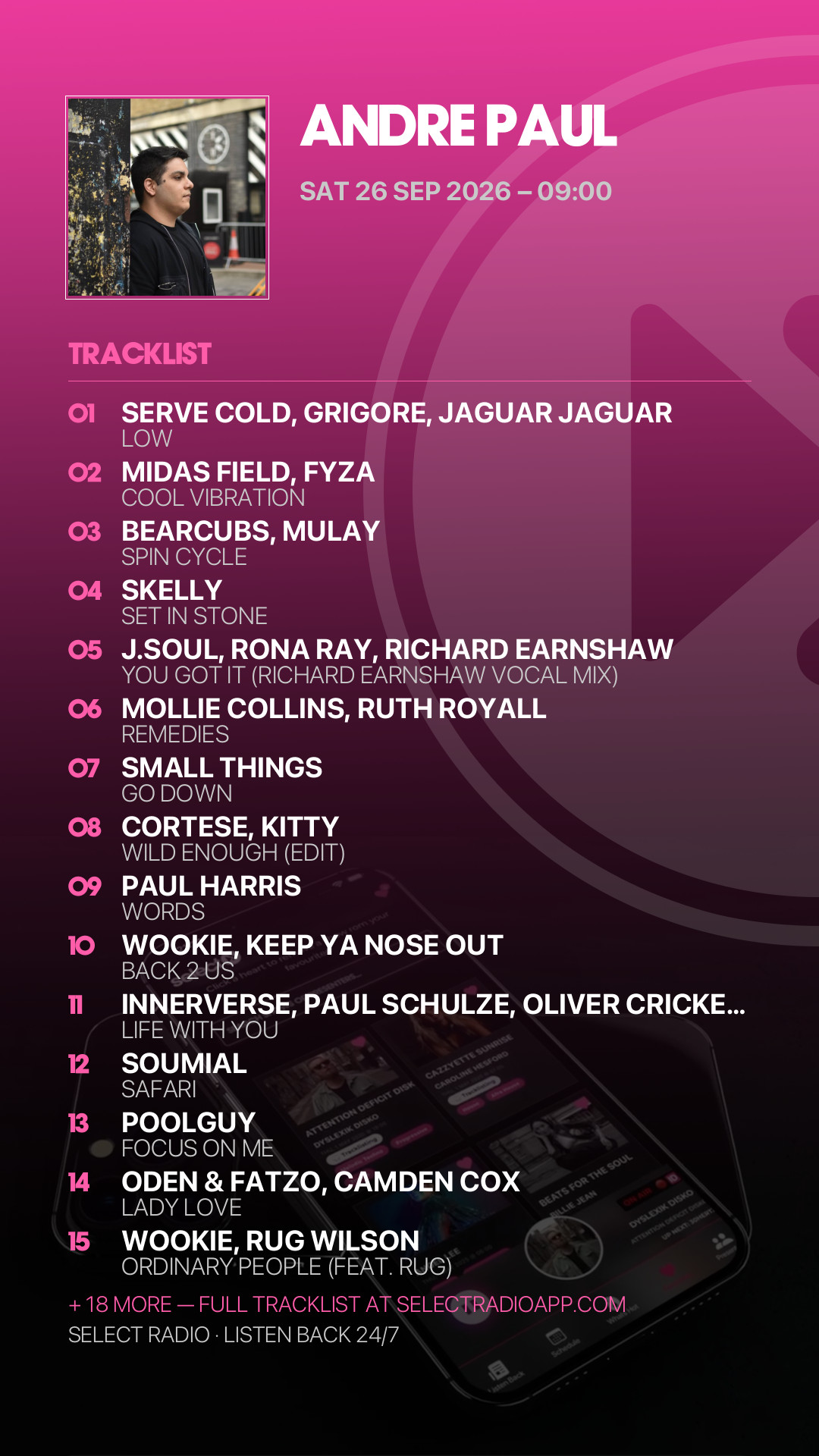 Tracklist Story Preview