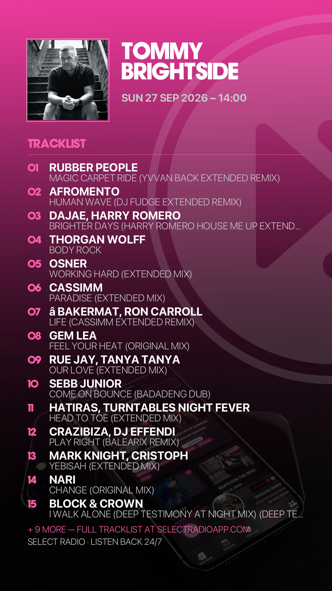 Tracklist Story Preview
