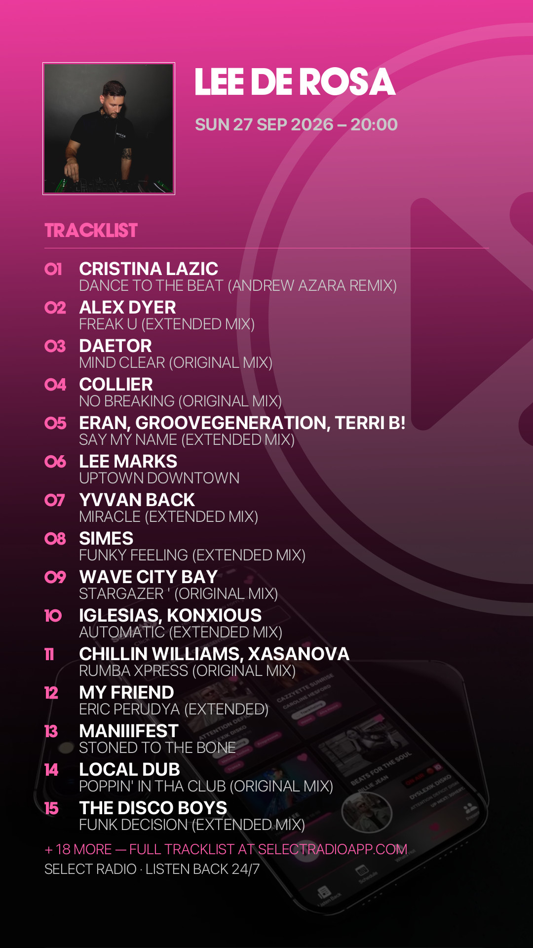 Tracklist Story Preview