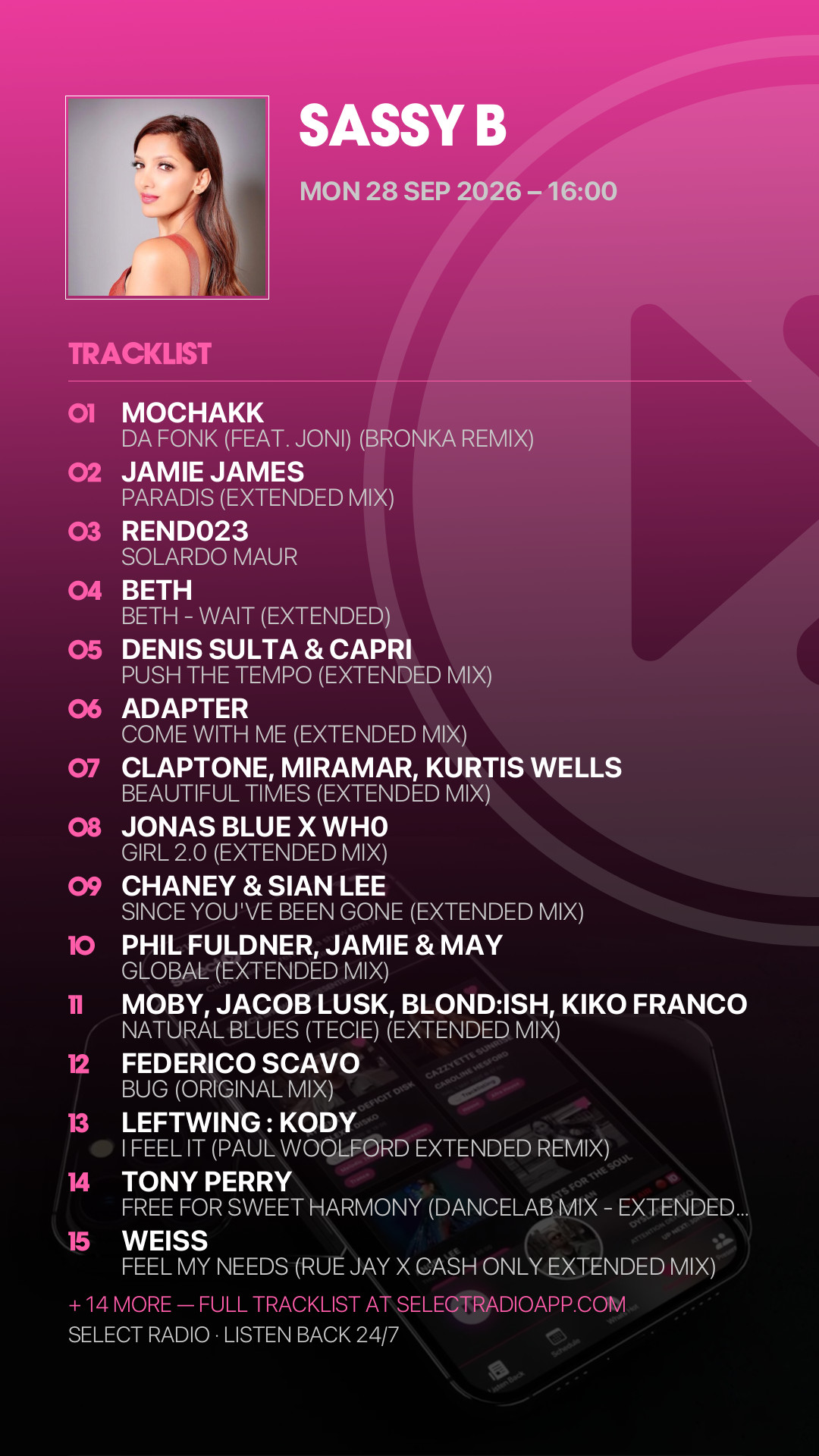Tracklist Story Preview