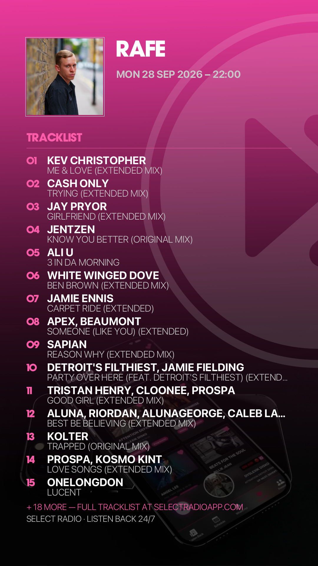 Tracklist Story Preview