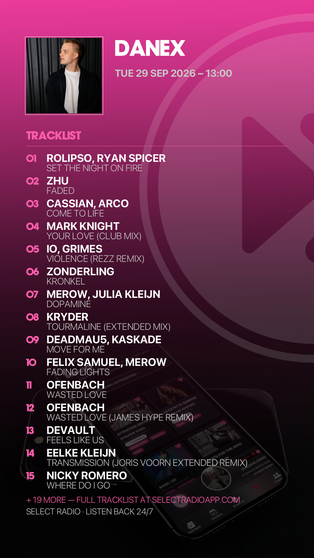 Tracklist Story Preview