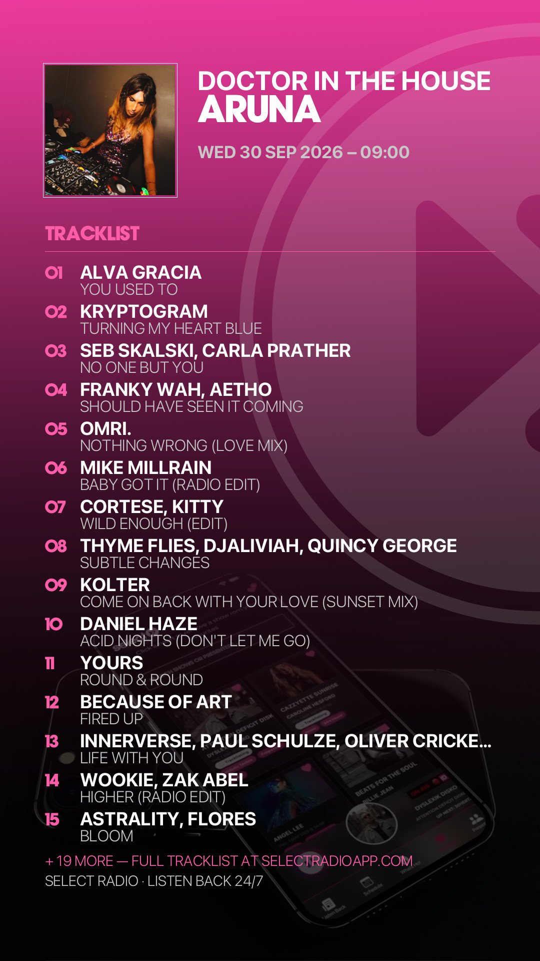 Tracklist Story Preview