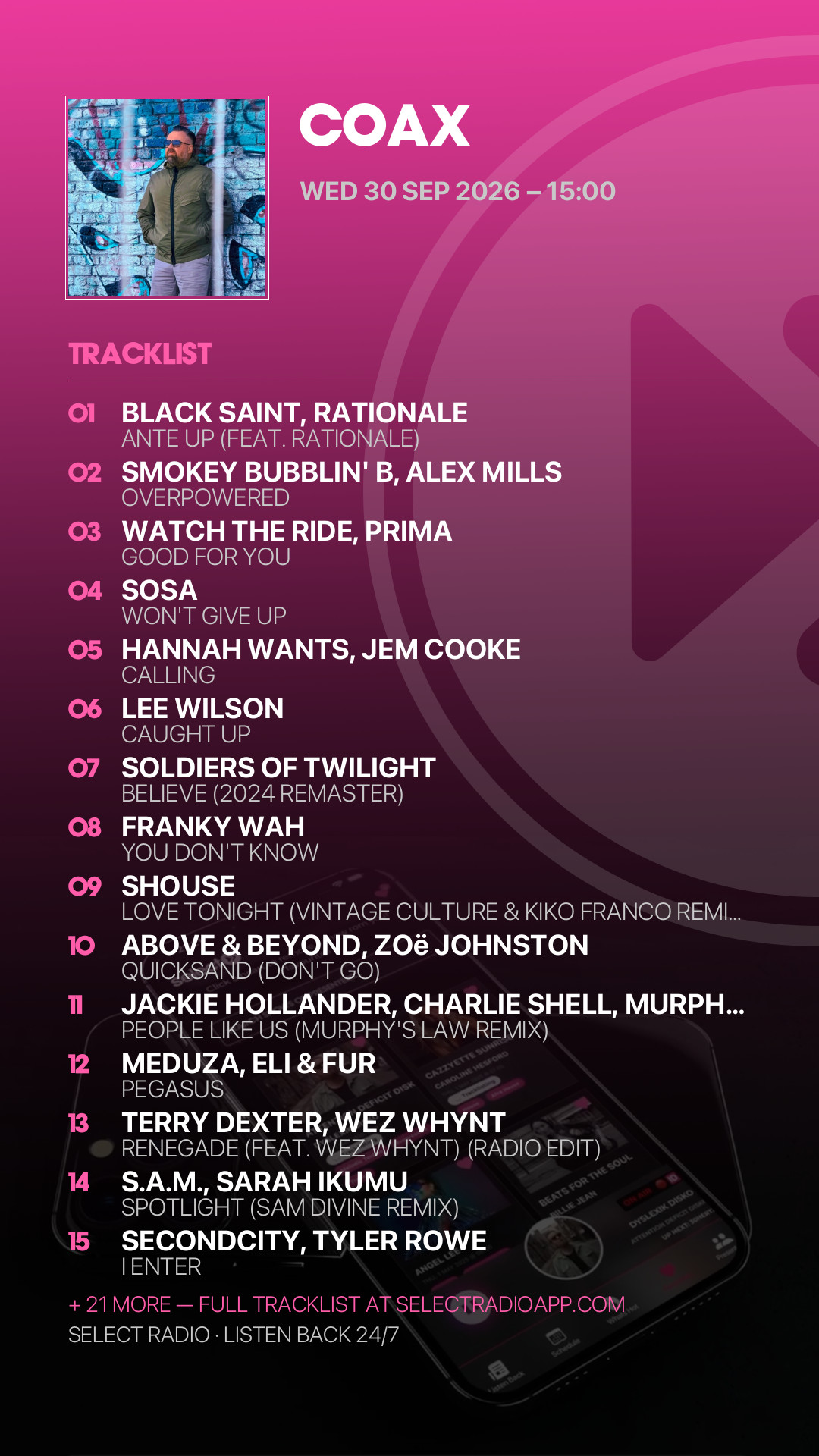 Tracklist Story Preview