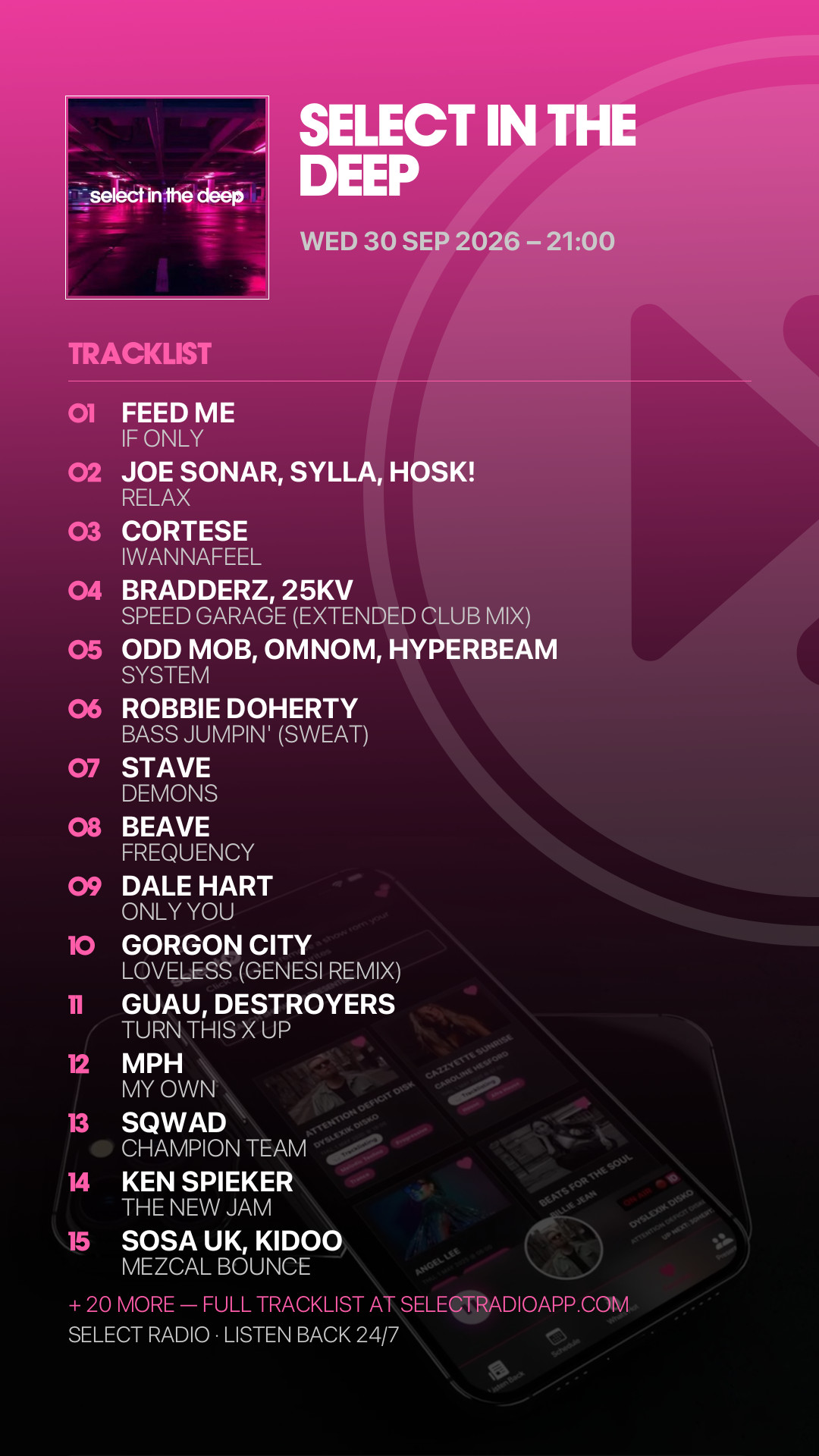 Tracklist Story Preview