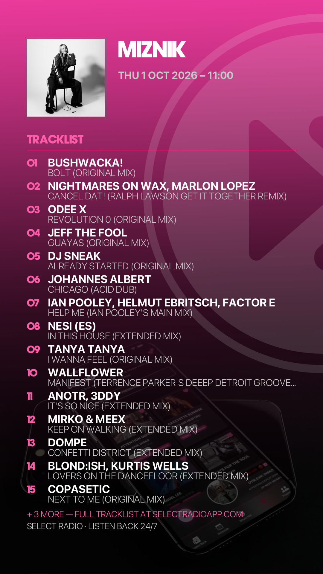 Tracklist Story Preview