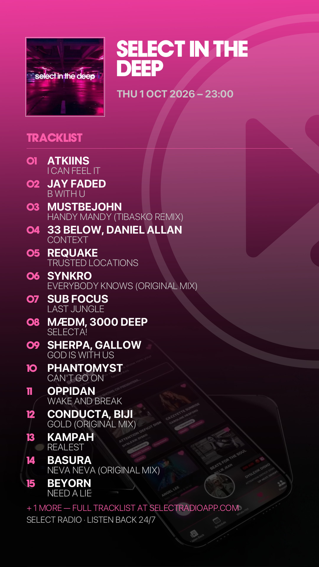 Tracklist Story Preview