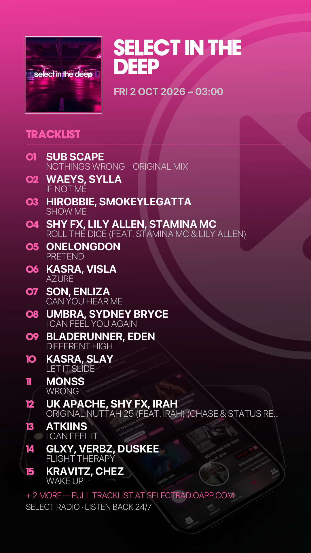 Tracklist Story Preview