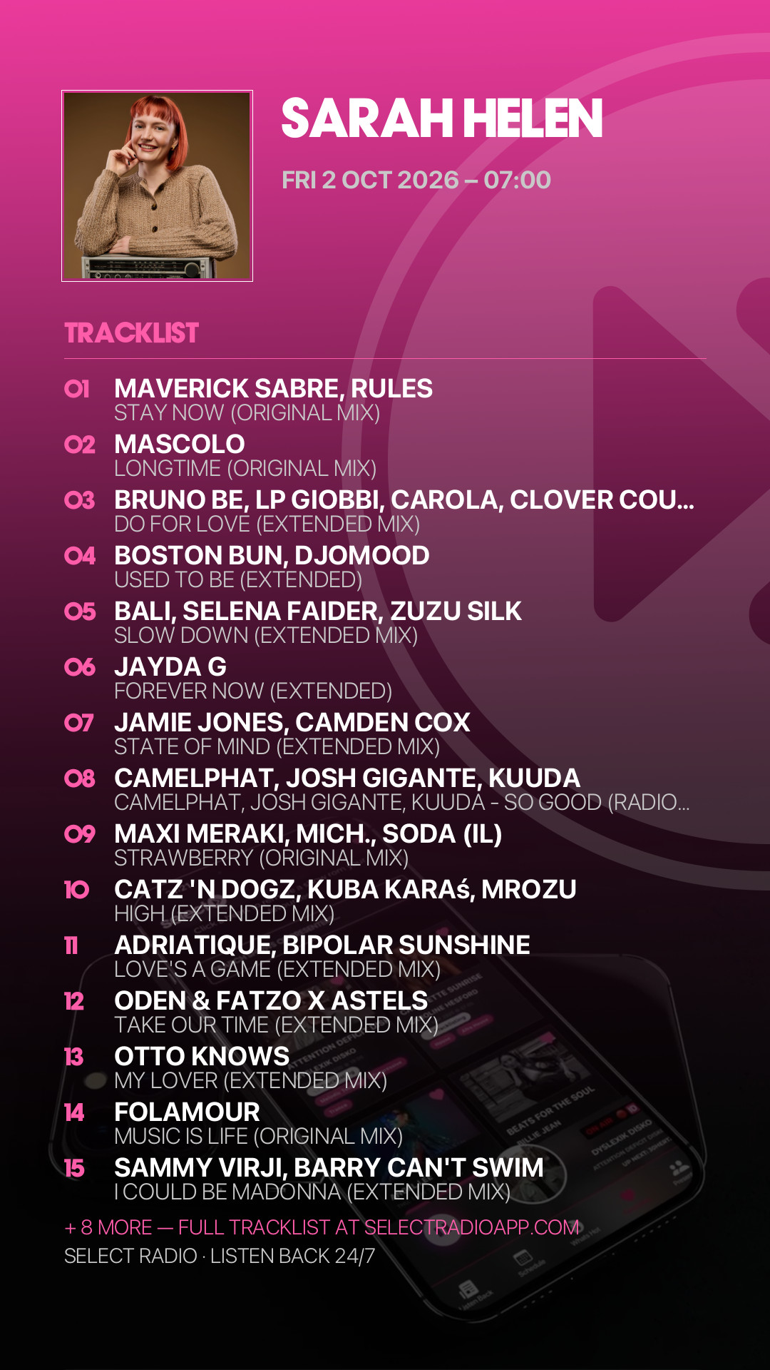 Tracklist Story Preview