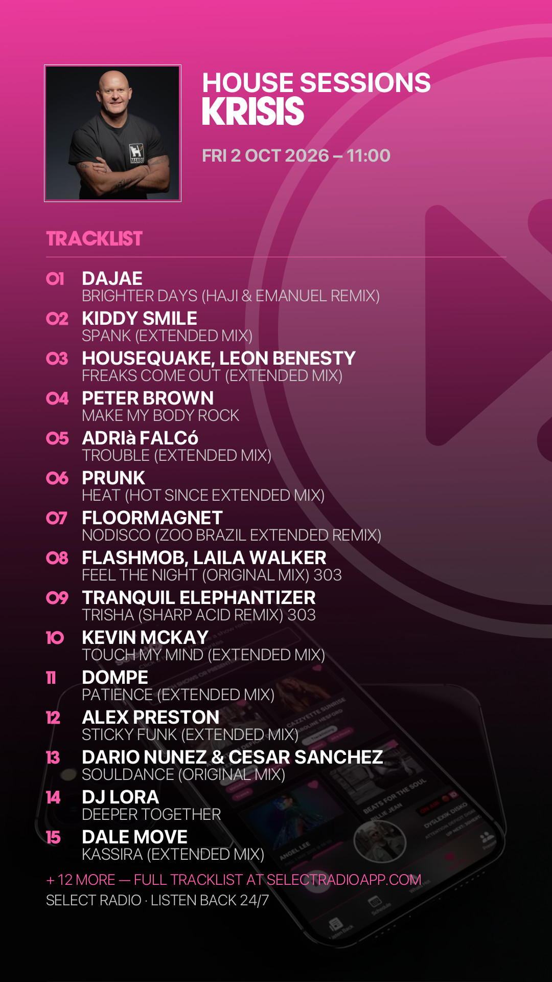 Tracklist Story Preview