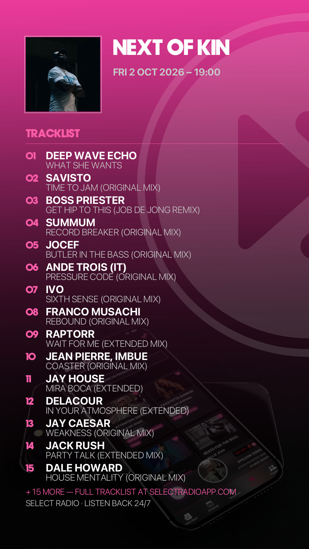 Tracklist Story Preview