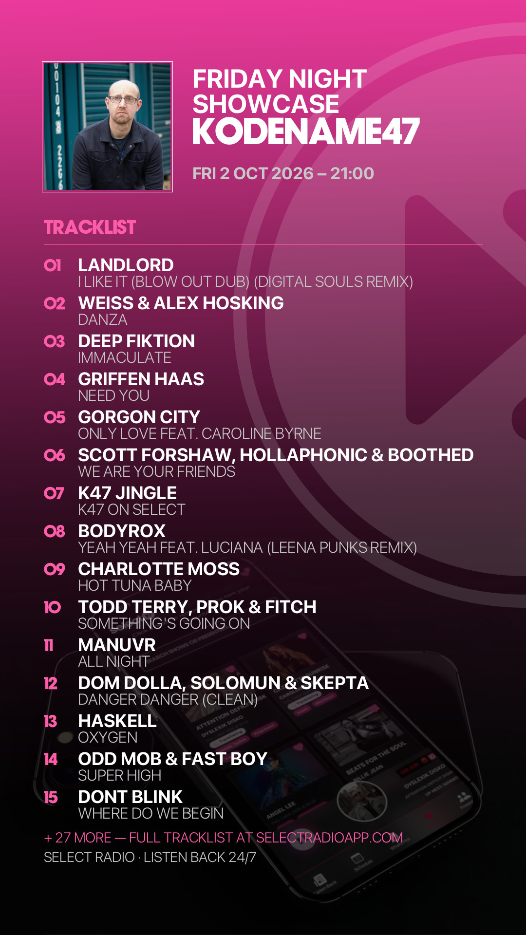 Tracklist Story Preview