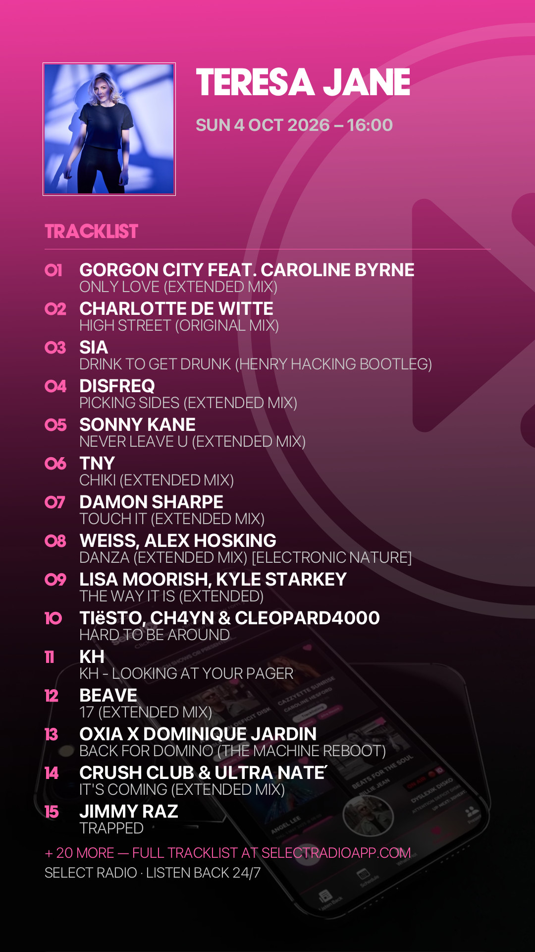 Tracklist Story Preview