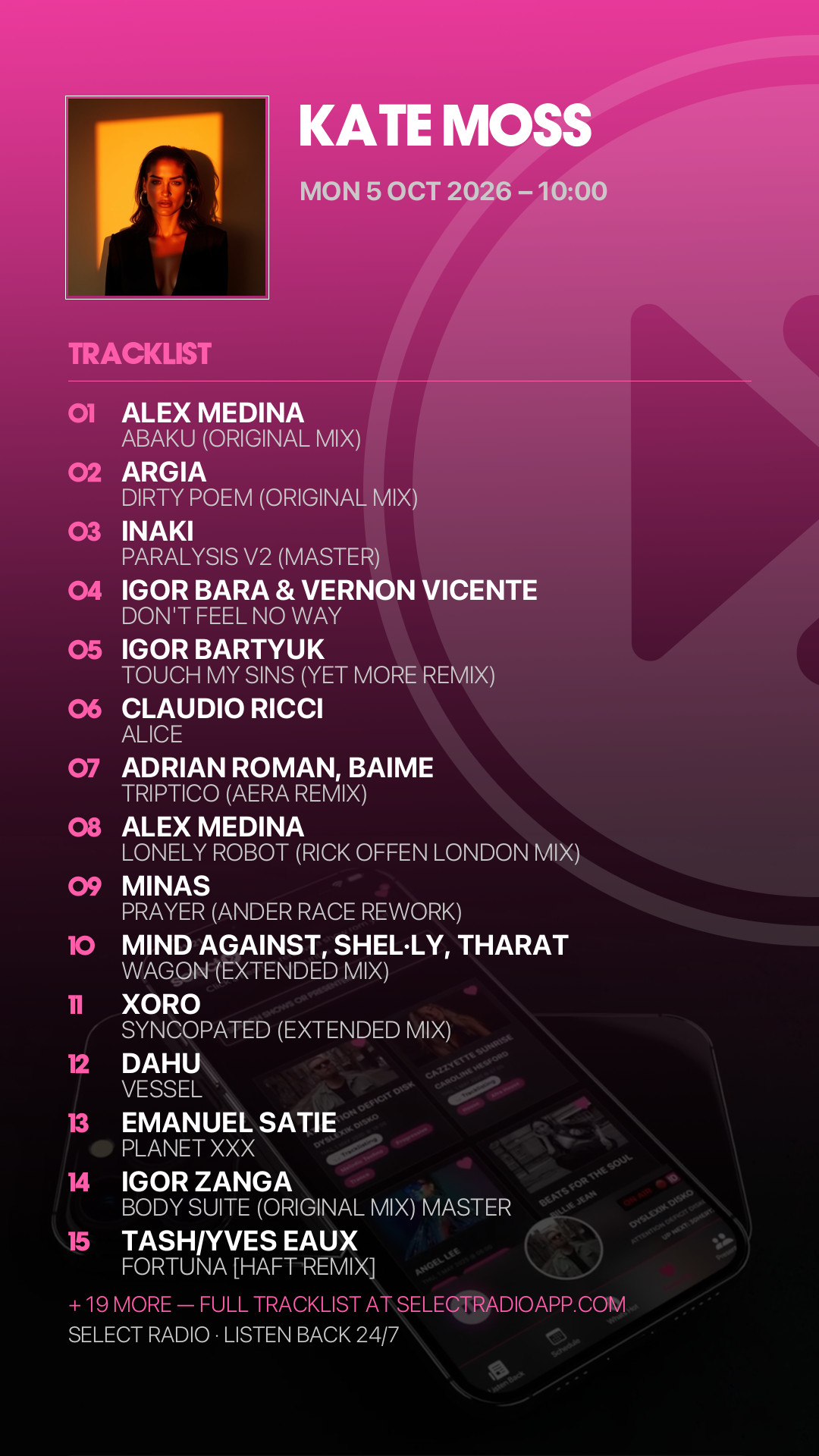 Tracklist Story Preview
