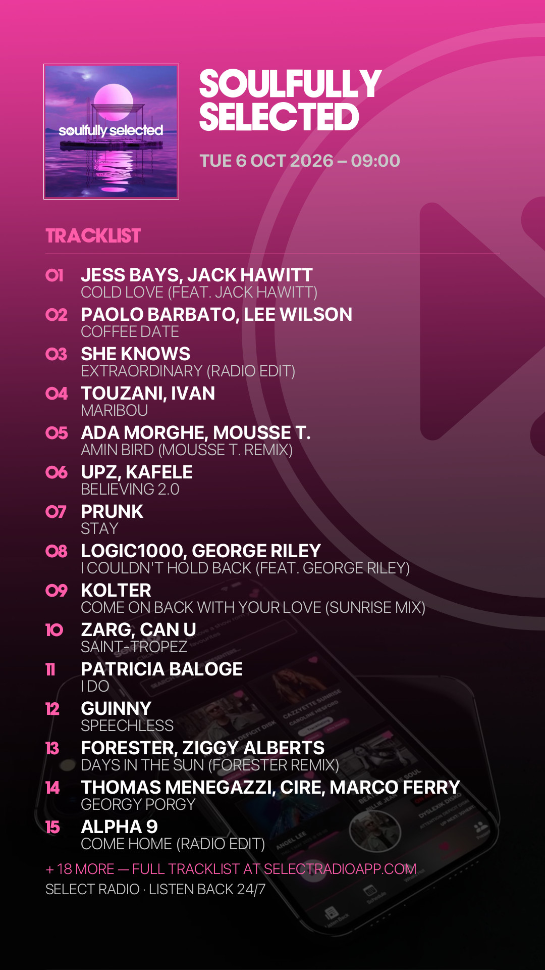 Tracklist Story Preview