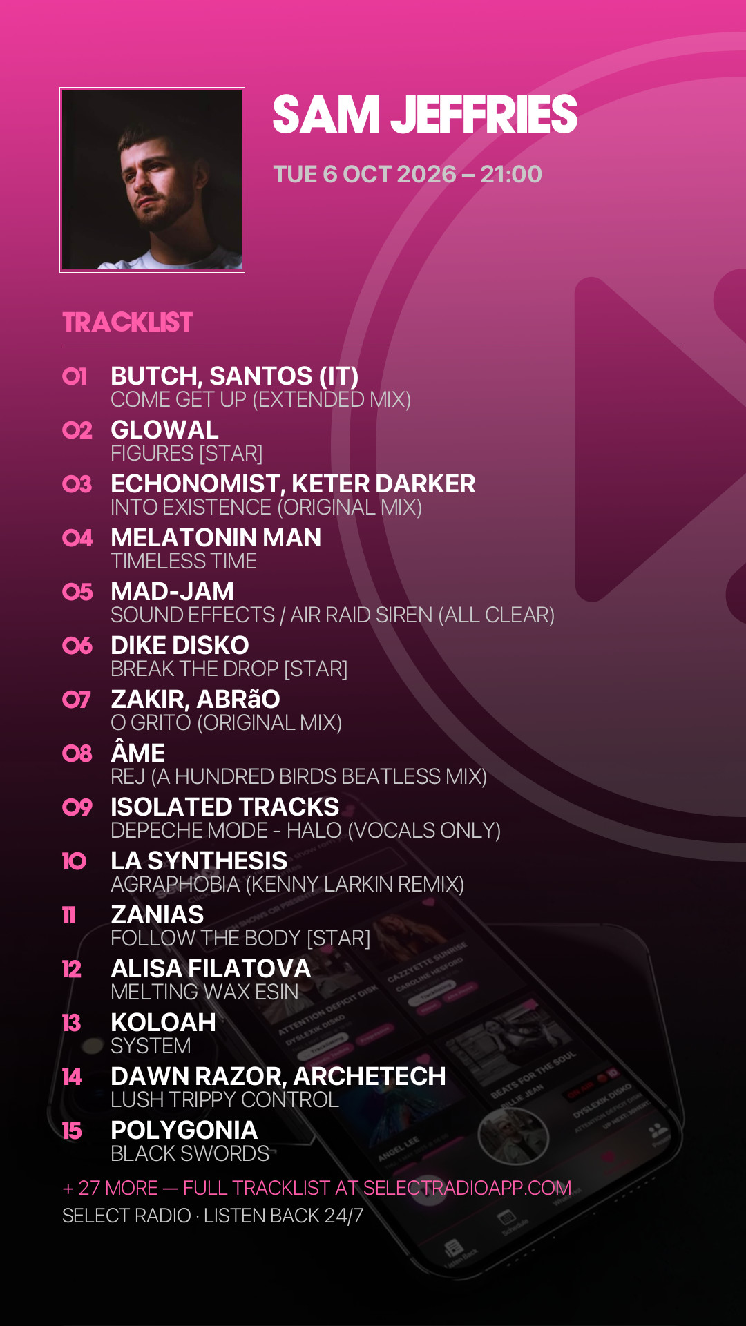 Tracklist Story Preview