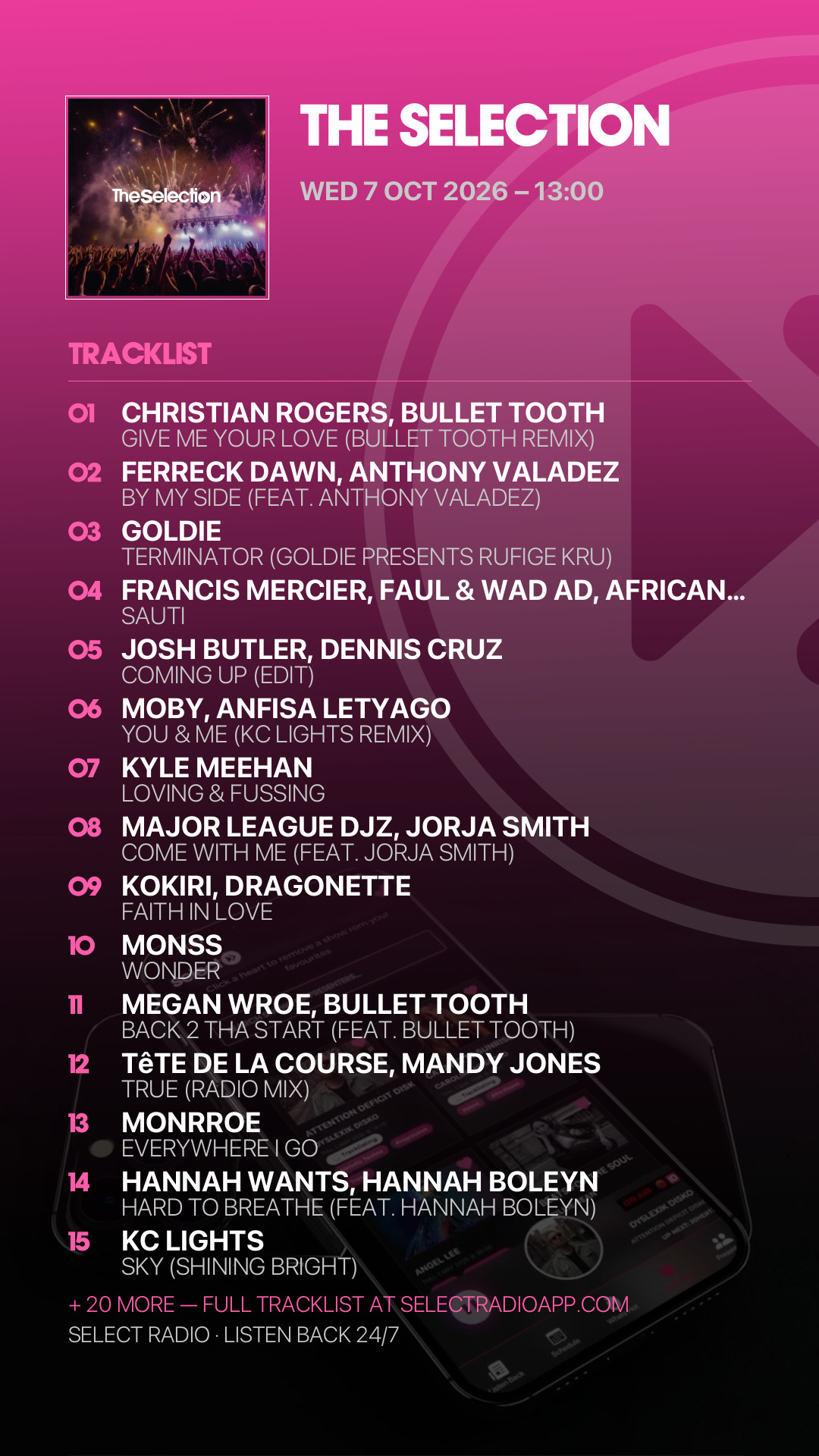 Tracklist Story Preview