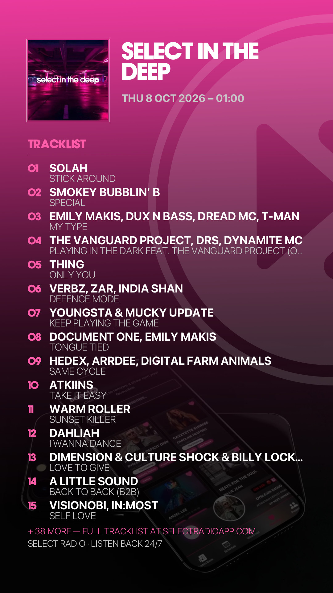 Tracklist Story Preview