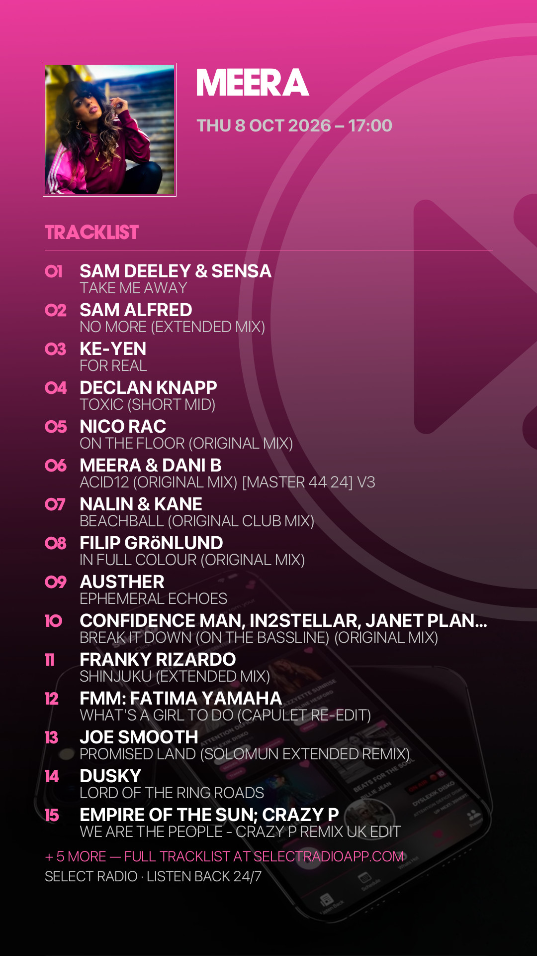 Tracklist Story Preview