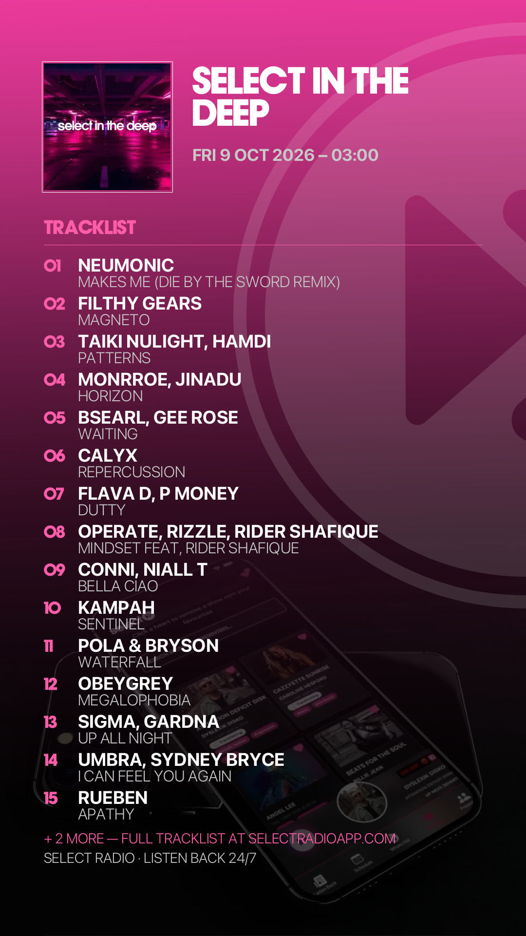 Tracklist Story Preview