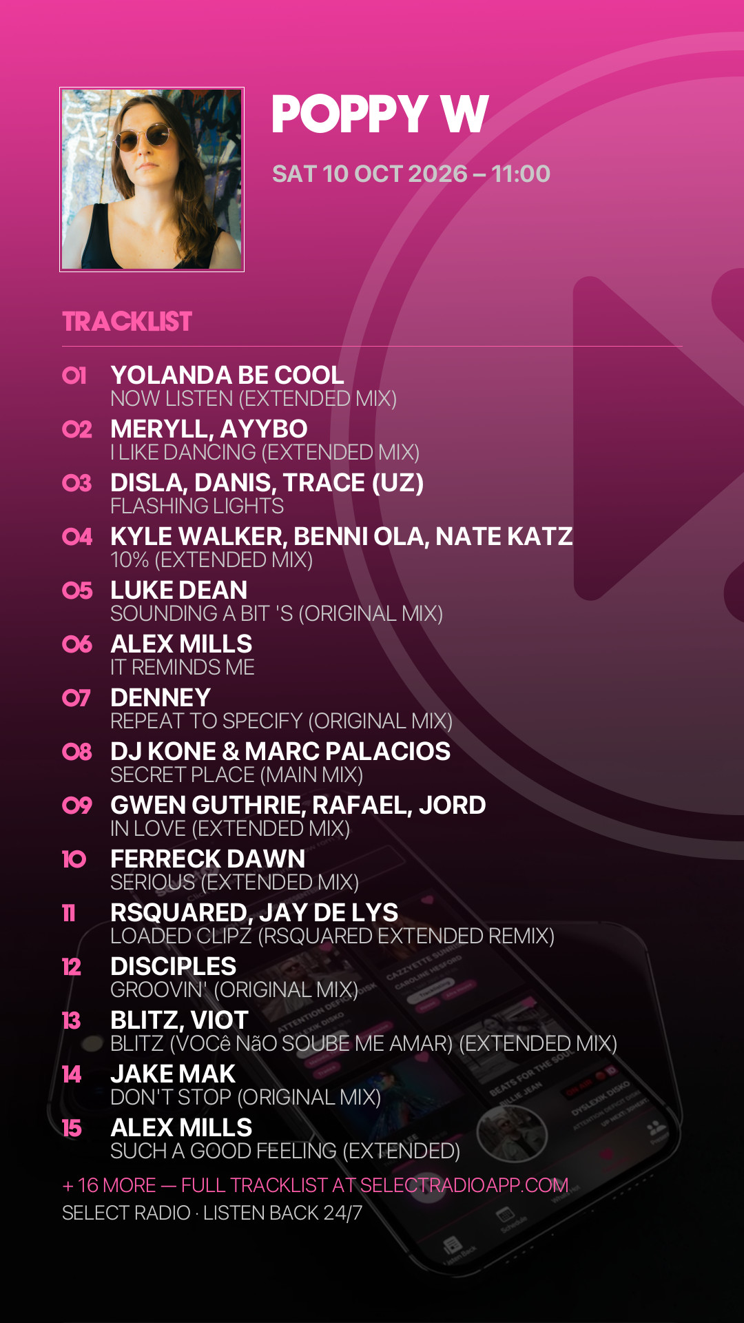 Tracklist Story Preview