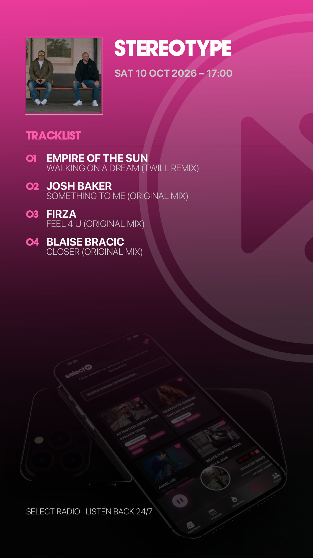Tracklist Story Preview
