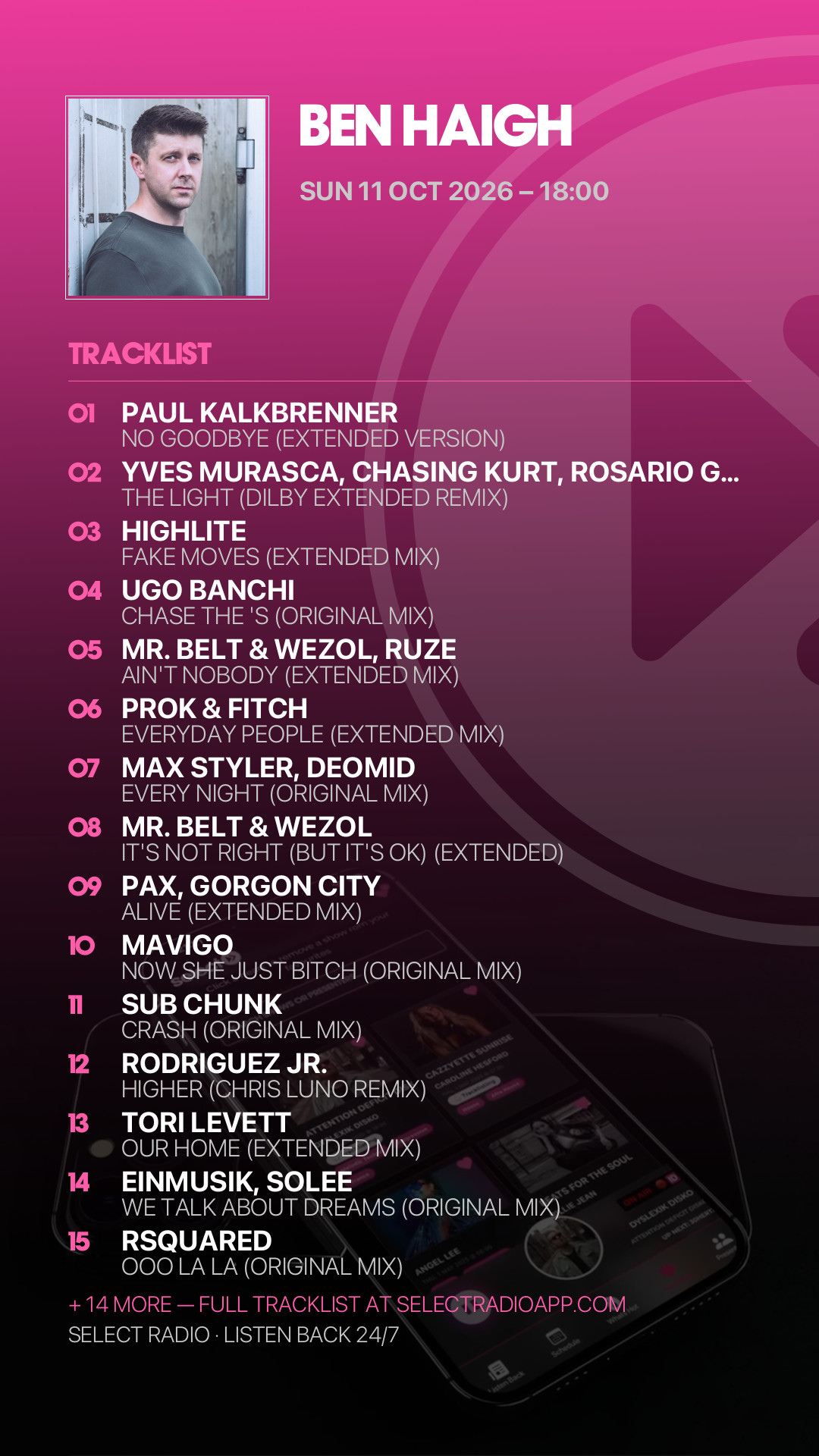 Tracklist Story Preview