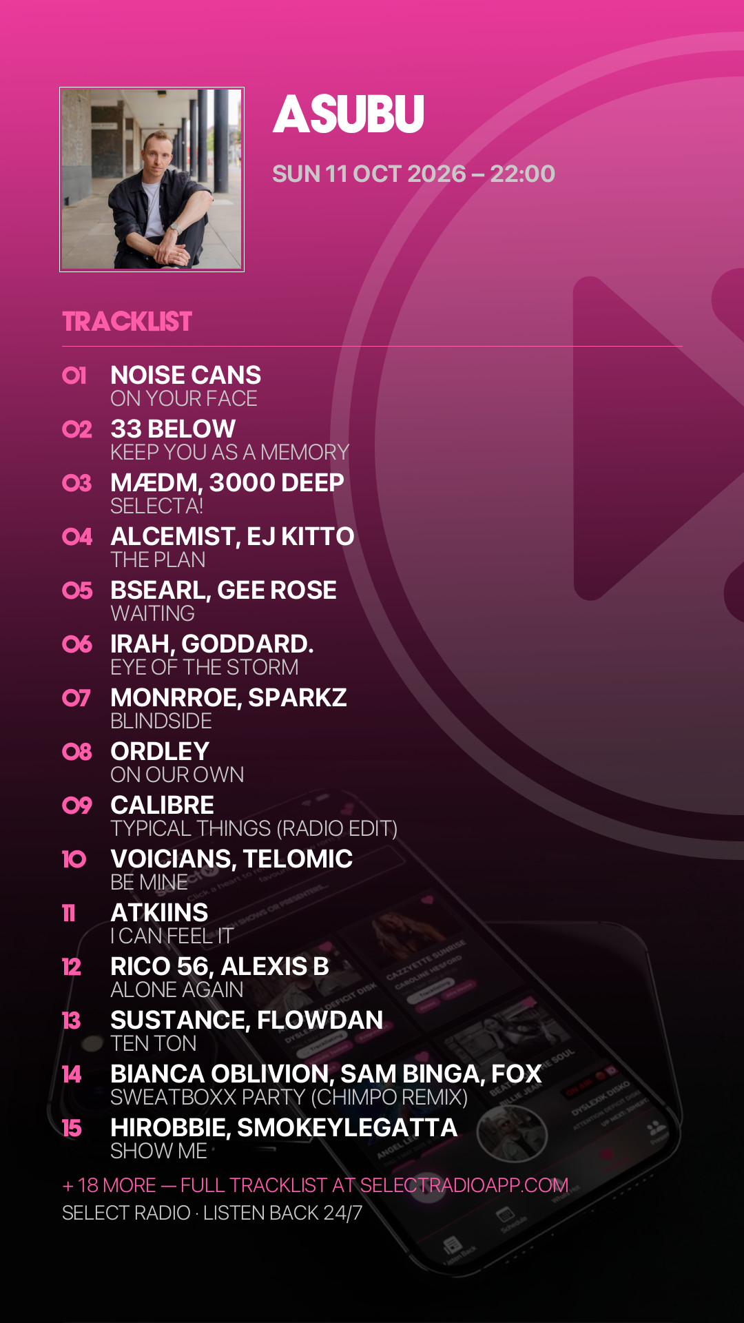 Tracklist Story Preview