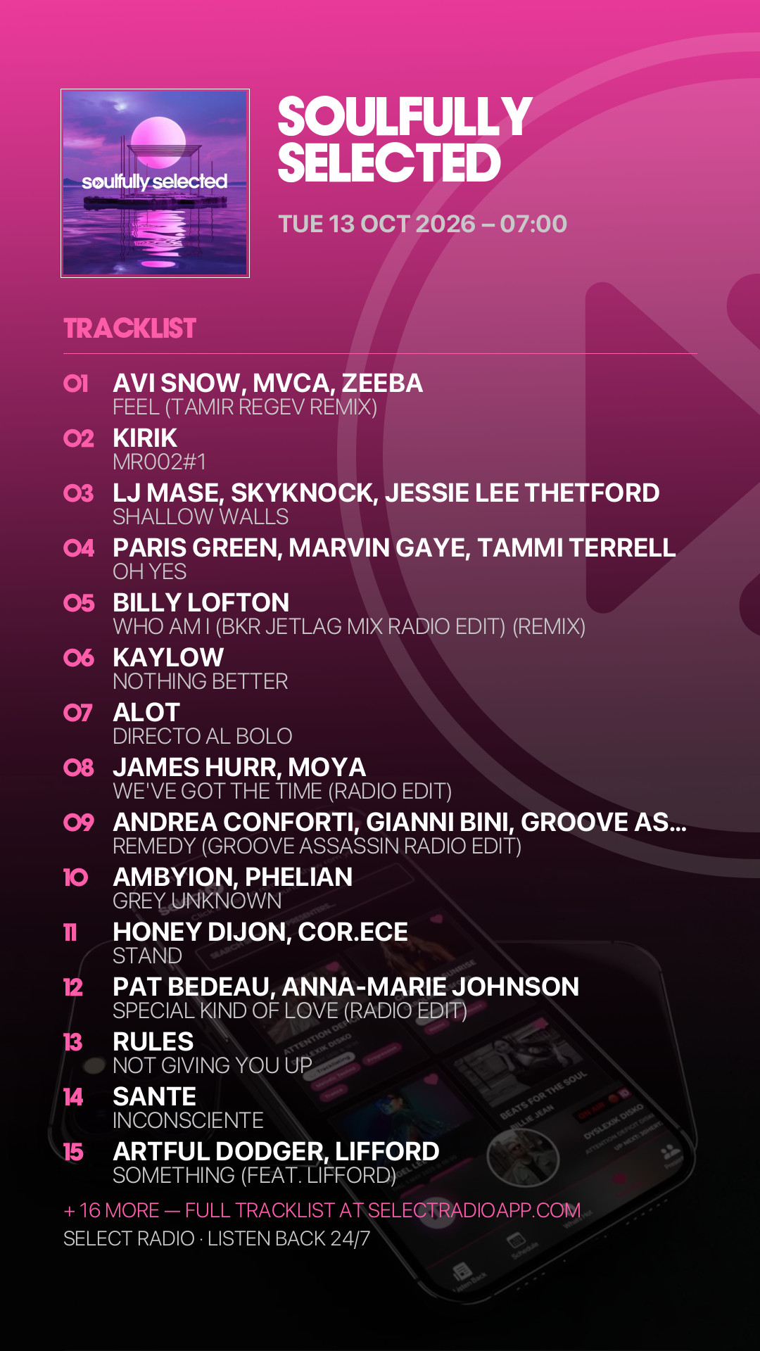 Tracklist Story Preview