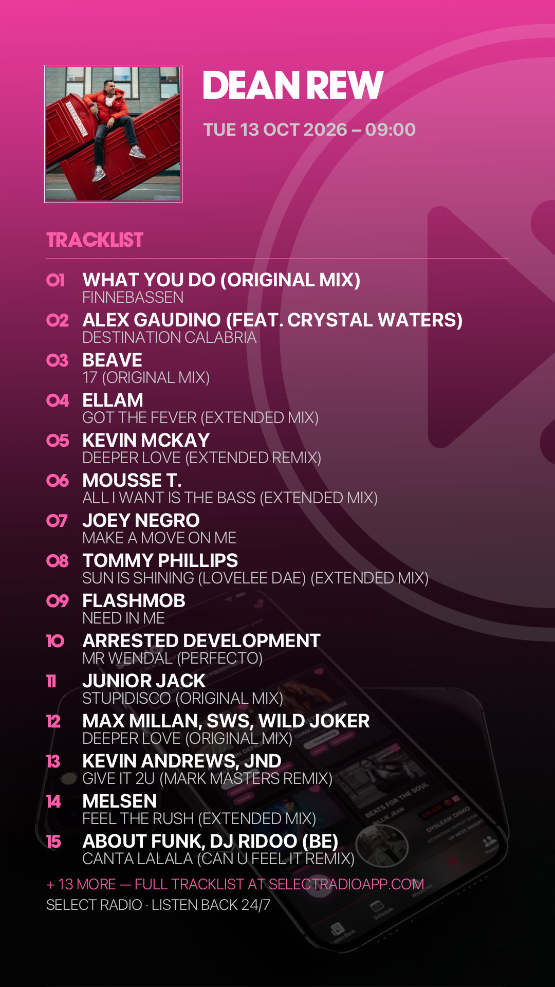 Tracklist Story Preview