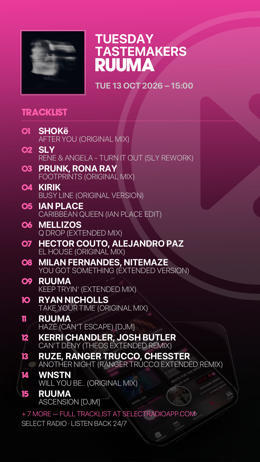 Tracklist Story Preview