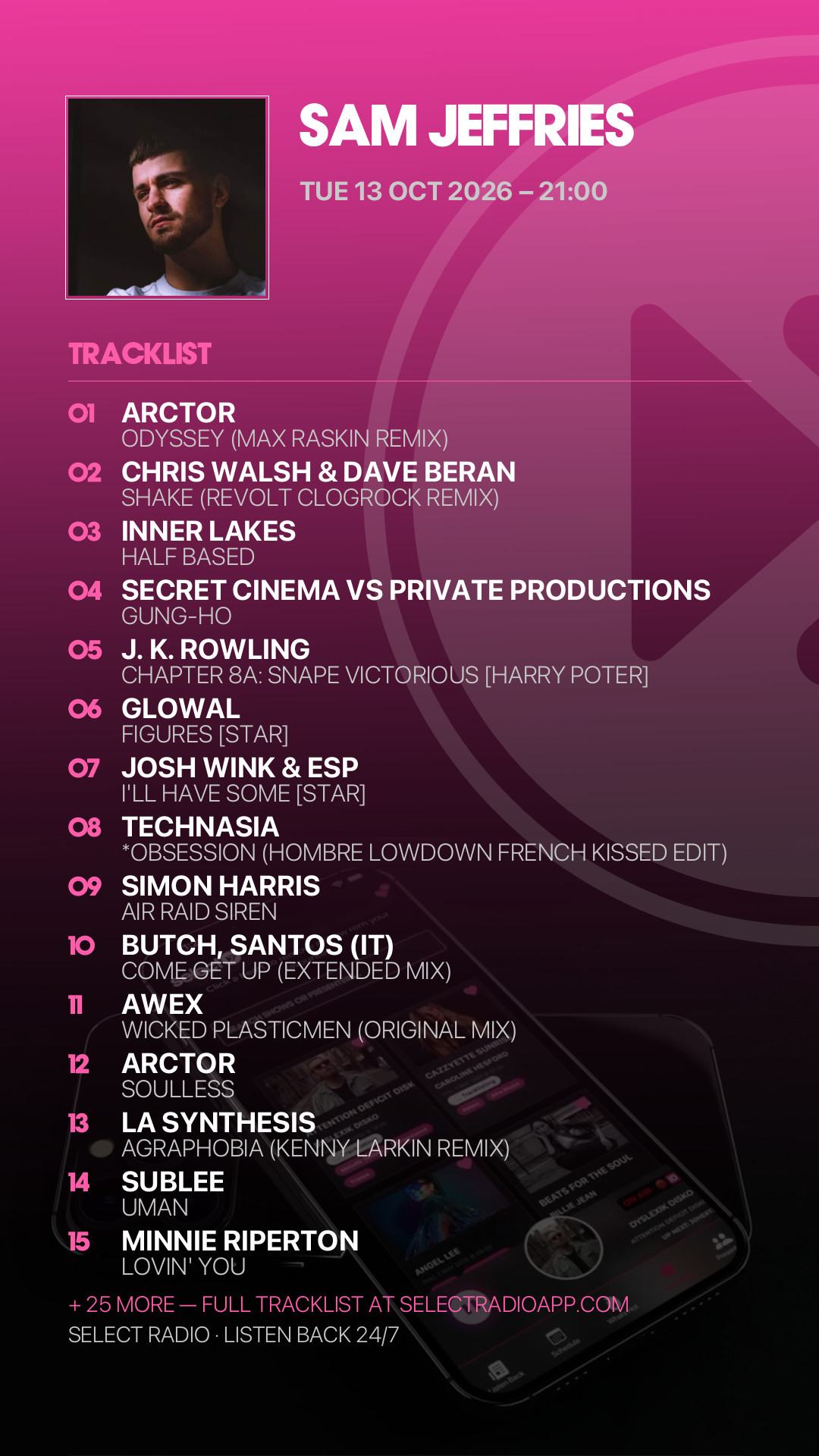 Tracklist Story Preview