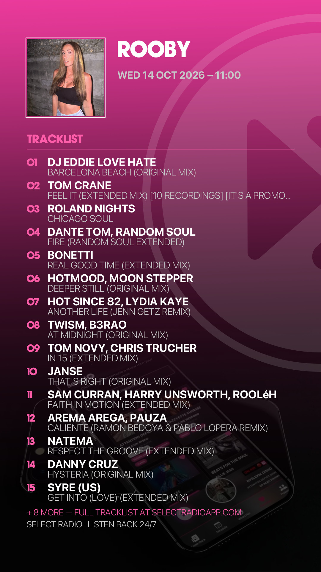 Tracklist Story Preview