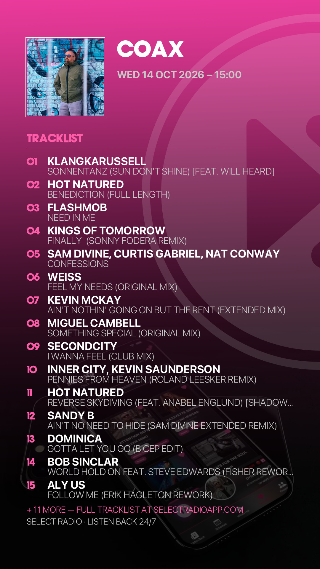 Tracklist Story Preview
