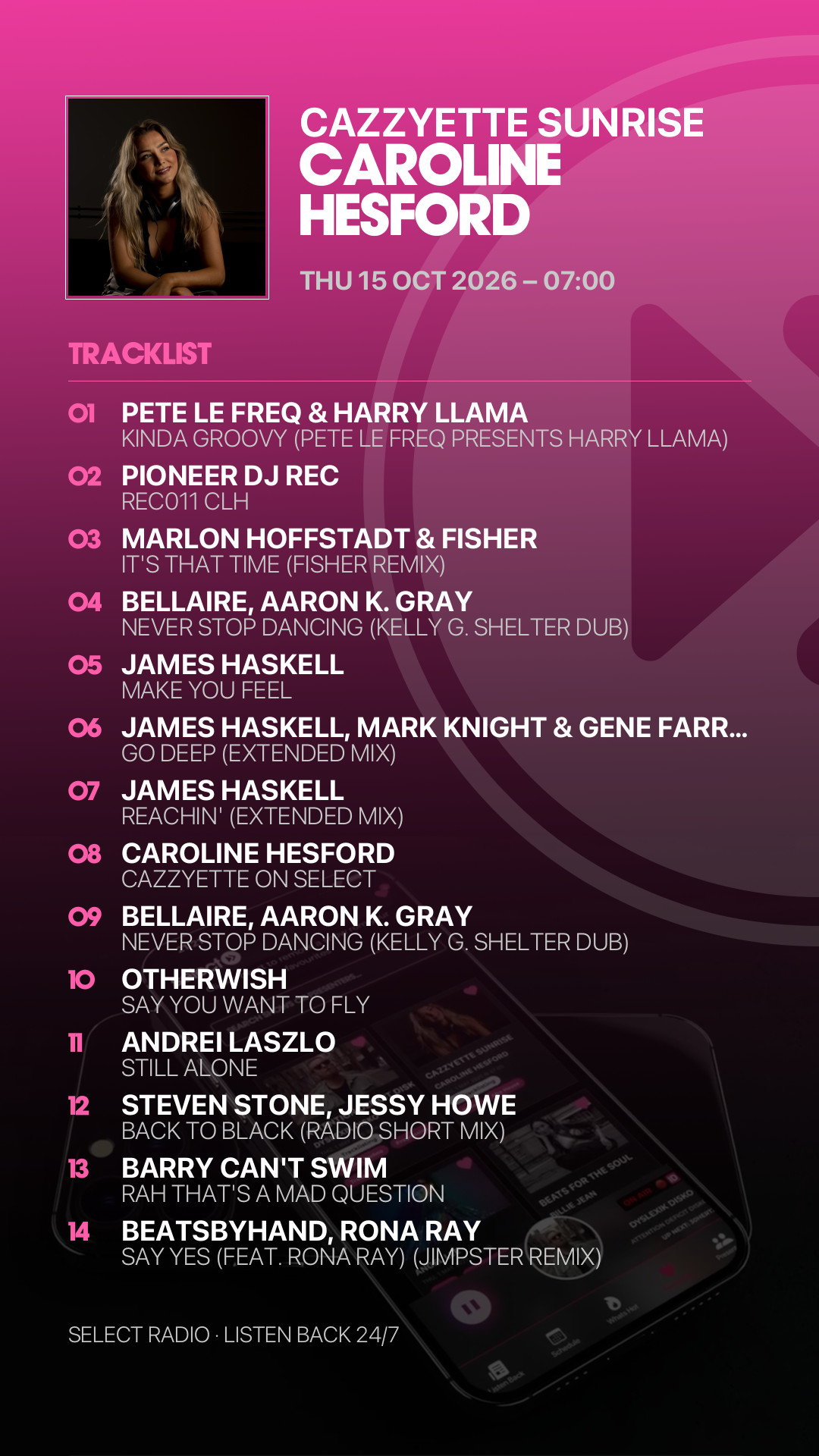 Tracklist Story Preview