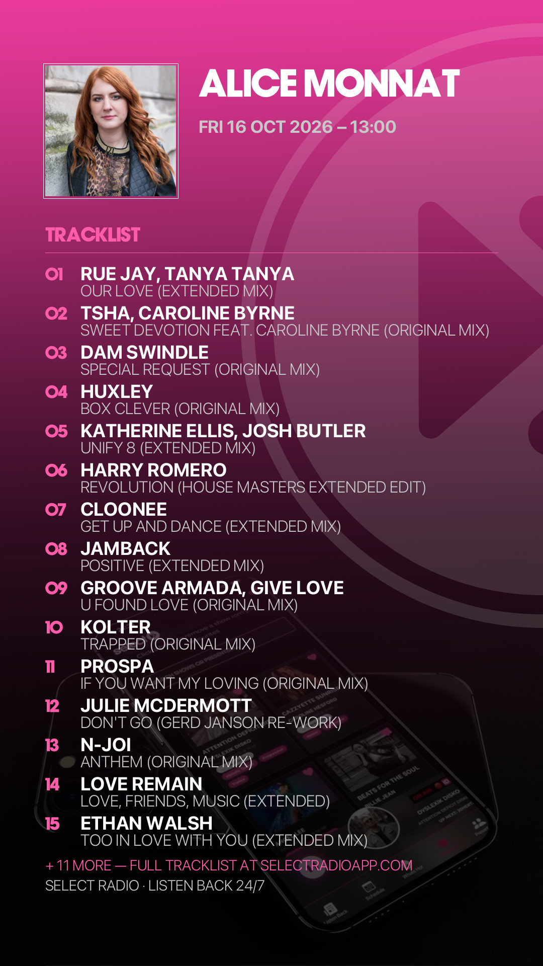 Tracklist Story Preview