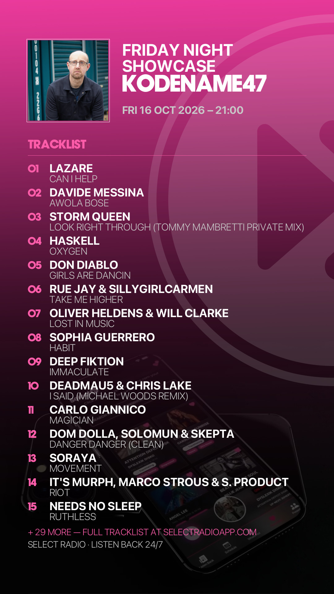 Tracklist Story Preview