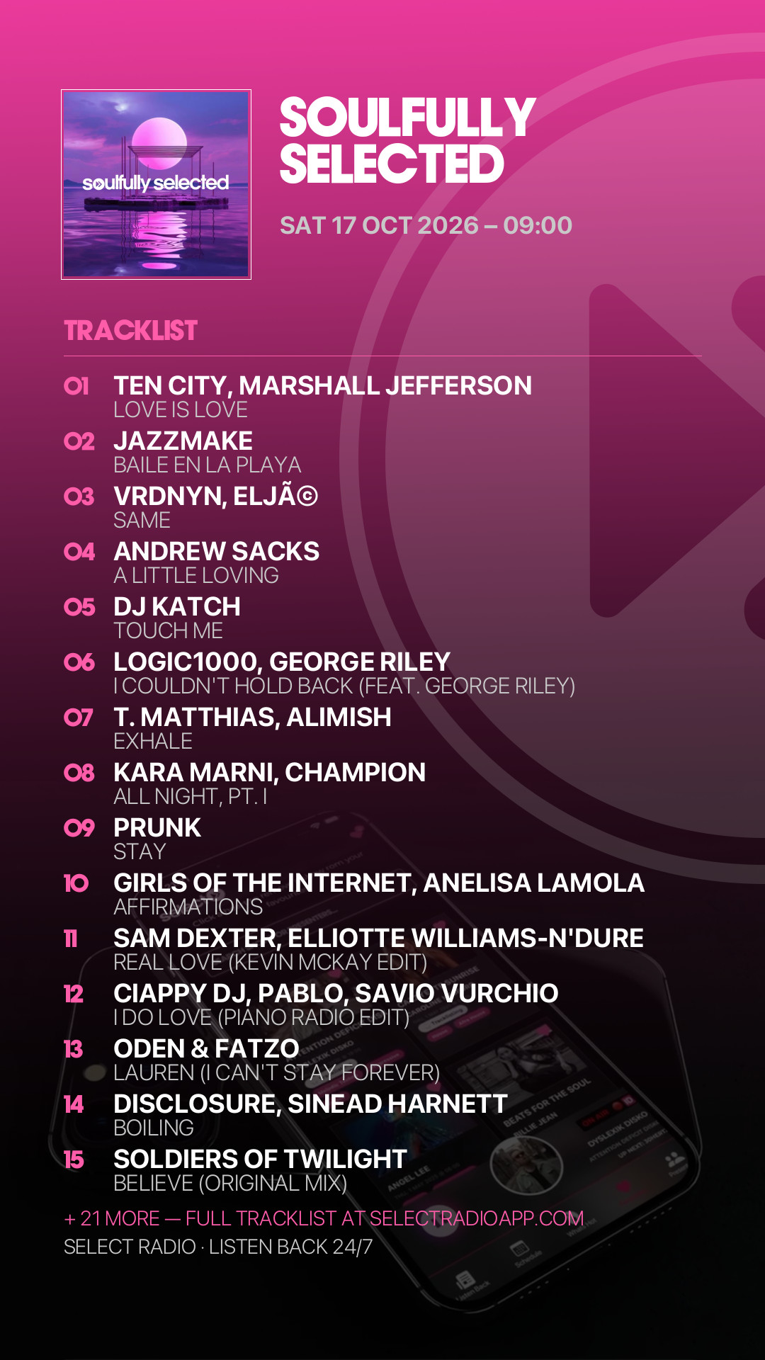 Tracklist Story Preview
