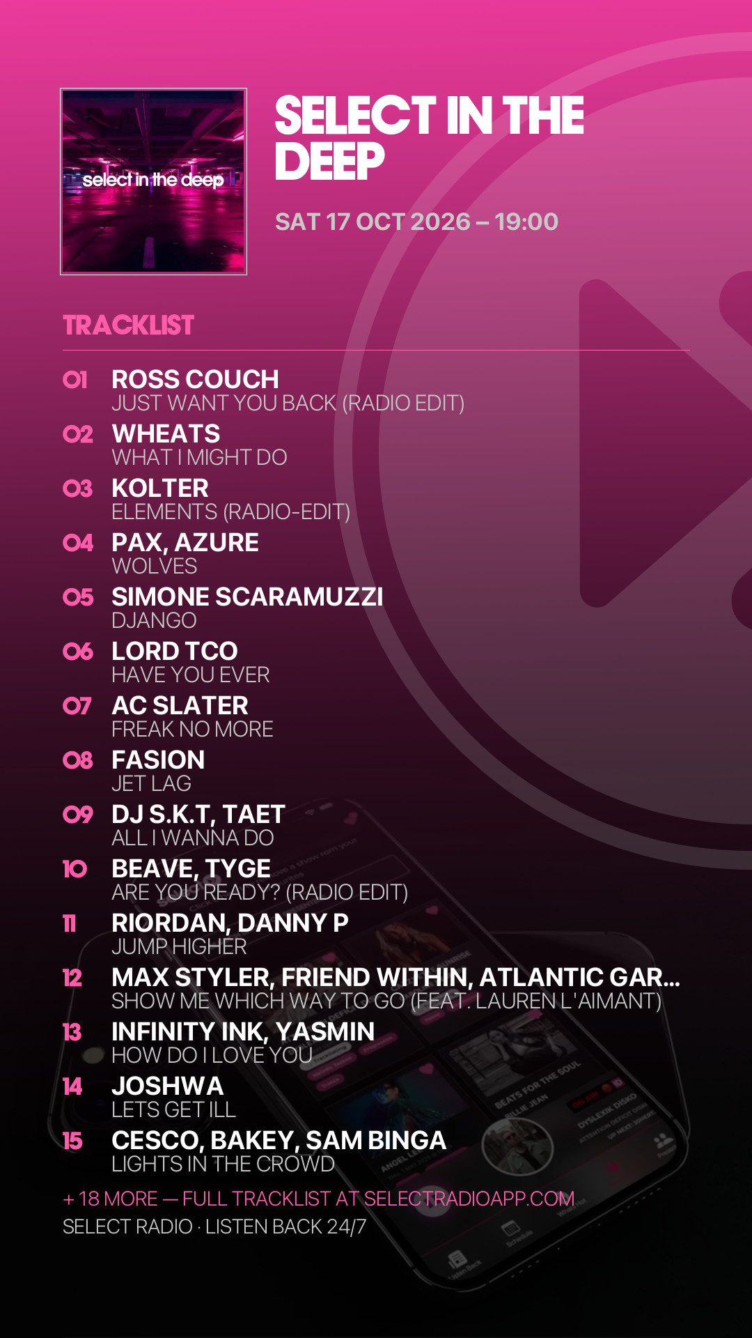 Tracklist Story Preview