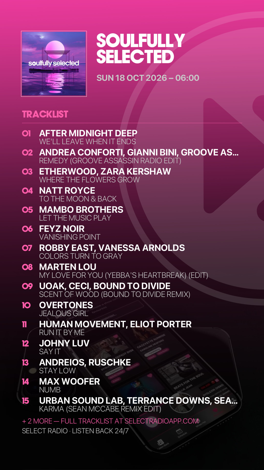 Tracklist Story Preview