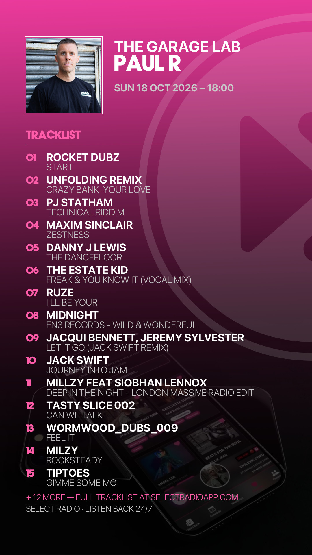 Tracklist Story Preview