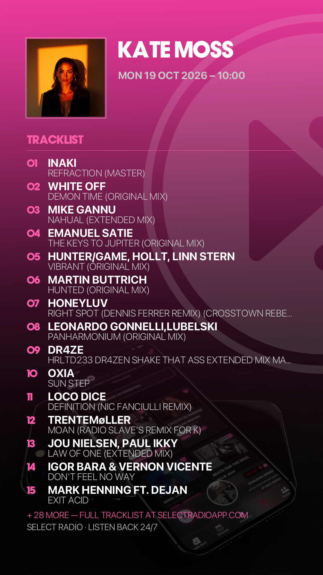 Tracklist Story Preview