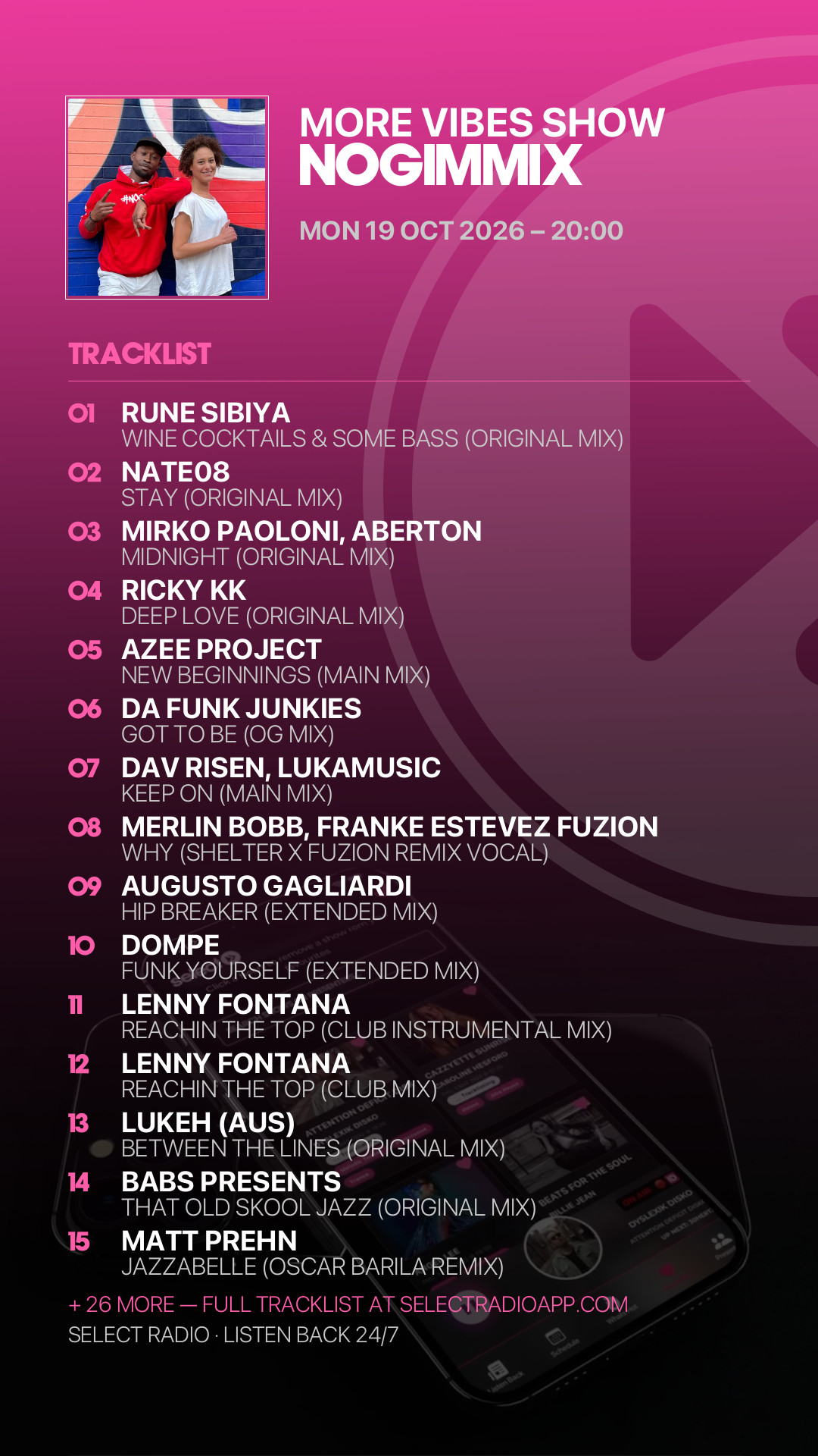 Tracklist Story Preview
