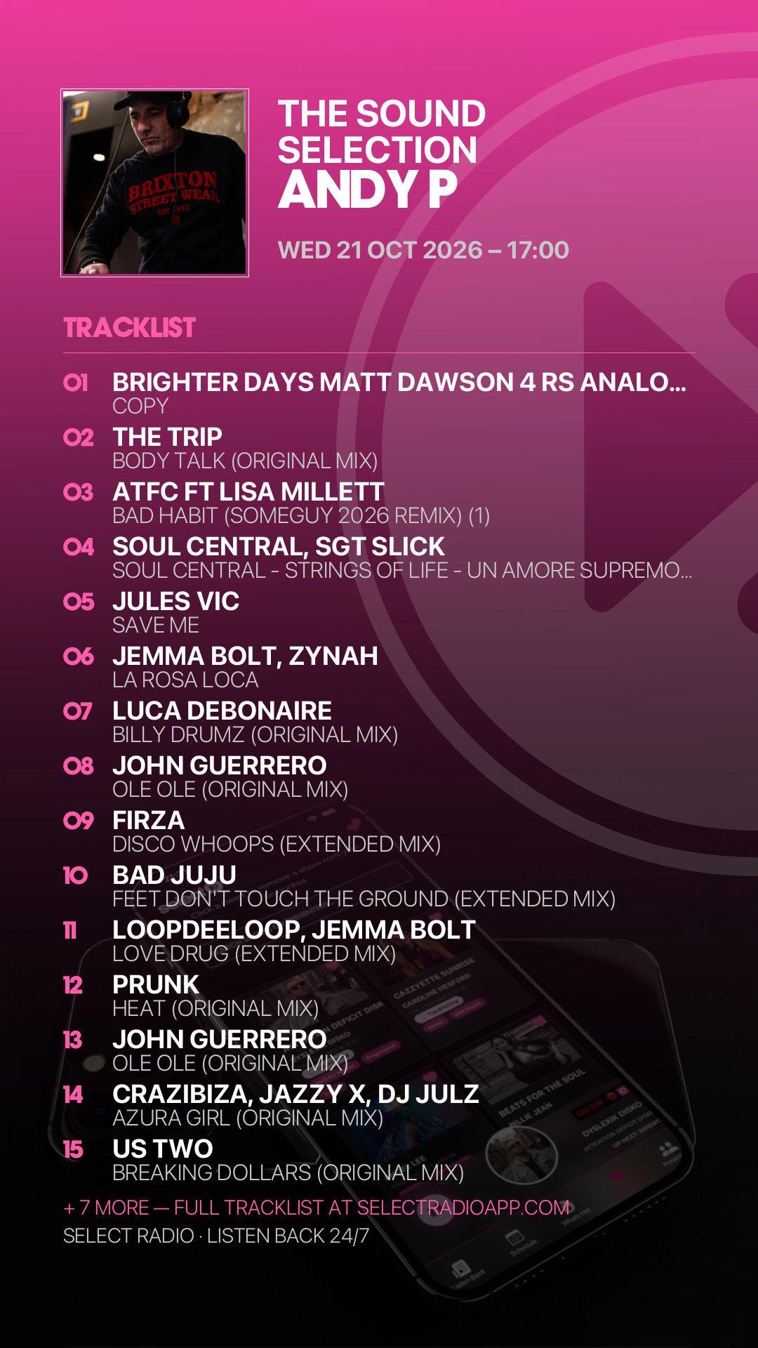 Tracklist Story Preview