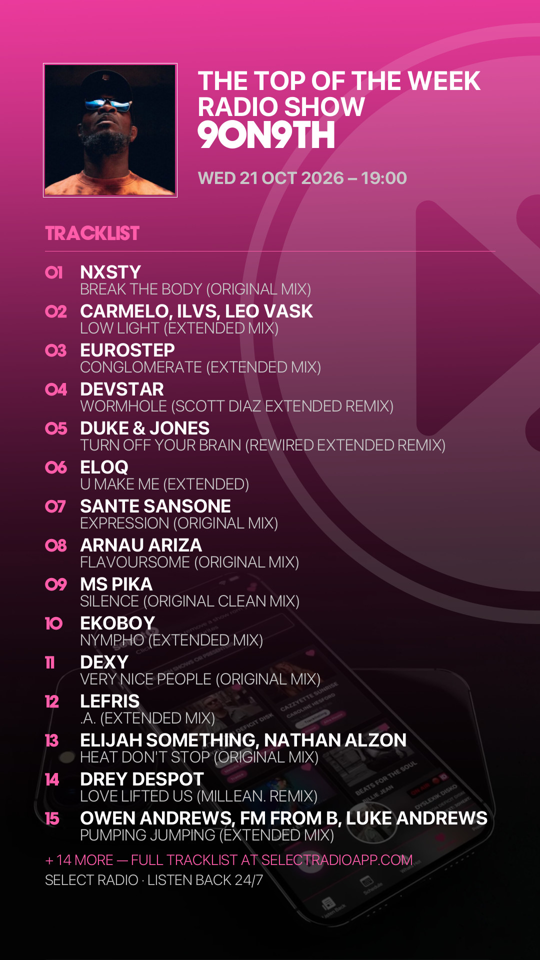 Tracklist Story Preview